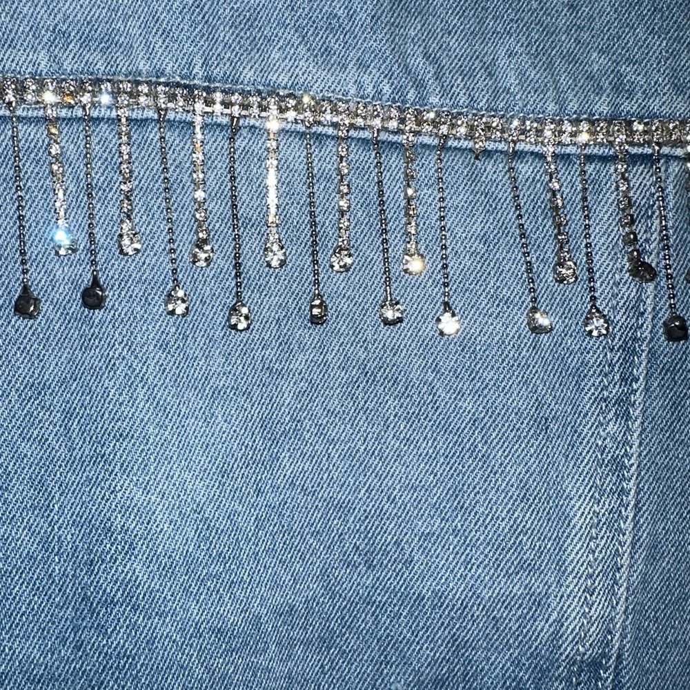 Custom sequin jean jacket - Picture 5 of 5